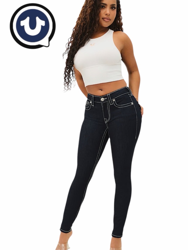 True Religion Jennie Big T Curvy